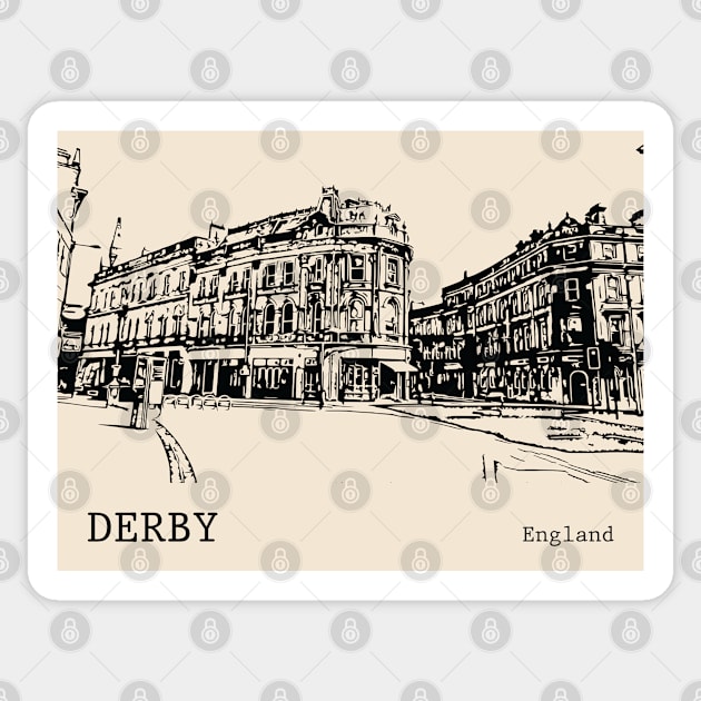 Derby England Sticker by Lakeric